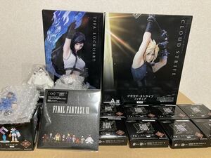 【新品未開封】FF7 REBIRTH 発売記念くじ A賞クラウド C賞音楽CD F賞ラバーキーホルダー × 8 G賞ミニフィギュア×3 エンド賞ティファ