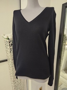  как новый Alexander McQueen внизу. JIP дизайн!! tops чёрный размер S [8795-10]