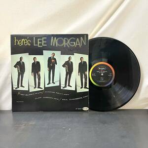 ☆LP☆STEREO初期盤☆レインボーレーベル☆Audio Matrix刻印有☆HERE'S LEE MORGAN VEE JAY LP3007 リー・モーガン ジャズ レコード