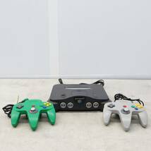 ◆中古 コントローラー2個付き｜ニンテンドー64 Nintendo64｜任天堂 ゲーム機本体｜ ■P1385_画像1