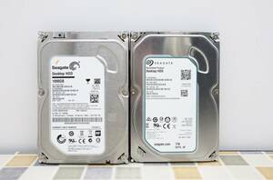 ∨ 1TB｜2個 まとめ 3.5インチ ハードディスク HDD｜Seagate シーゲート ST1000DM003 黄色判定 認識不可 ジャンク｜本体のみ ■N5260