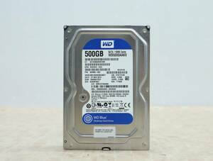 ∨ 500GB｜SATA 内蔵型 ハードディスク 3.5インチ｜Western Digital ウェスタンデジタル WD5000AAKX 内蔵 HDD｜ フォーマット済み ■N6183