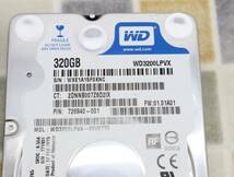 ∠2枚 中古 HDD｜2.5インチ 内蔵型 ハードディスク｜WD Blue Western Digital WD3200LPVX HDD｜320GB SATA フォーマット済■N9305_画像5