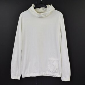 0336-24F0010★REMI RELIEF レミレリーフ ビームス★いろいろ着まわせるホワイトパーカーカットソー メンズM 長袖Tシャツの画像1