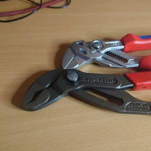 [中古美品] クニペックス KNIPEX プライヤーレンチ 180 コブラ 280 セット 7000円スタートの画像2