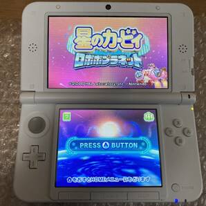 ニンテンドー 3DS LL 本体 ミント×ホワイト ソフト ゼルダの伝説 星のカービィ スマブラ モンスターハンターX 純正 ACアダプター付の画像8