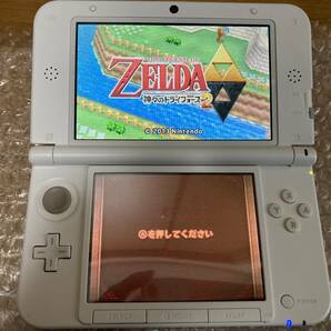 ニンテンドー 3DS LL 本体 ミント×ホワイト ソフト ゼルダの伝説 星のカービィ スマブラ モンスターハンターX 純正 ACアダプター付の画像7