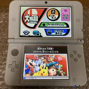 ニンテンドー 3DS LL 本体 ミント×ホワイト ソフト ゼルダの伝説 星のカービィ スマブラ モンスターハンターX 純正 ACアダプター付の画像9