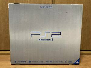 PlayStation2 PS2 本体 SCPH-50000 TSS サテン・シルバー コントローラー付き