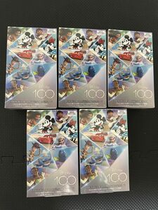 シュリンク付き 5BOX Disney 創立100周年 2023 EPOCH コレクションカード ディズニー エポック