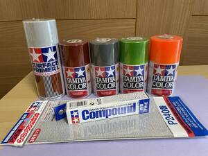 Tamiya Color Sprayer Surfacer Compound Compound Compine Paper