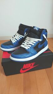  NIKE AIR JORDAN 1 RETRO HIGH OG dark marina blue 27cm ジョーダン1