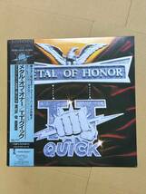 T.T.クイック TT QUICK / メタル・オブ・オナー METAL OF HONOR 国内盤 帯付 LP 見本盤 プロモ 白ラベル R28D-2046 TTクイック_画像2