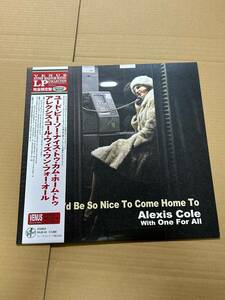 アレクシス・コール・ワン・フォー・オール ALEXIS COLE with ONE FOR ALL / 国内盤 帯付 LP VENUS VHJD-44