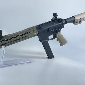 【裏SSS】KingArms製 TWS 9mm ガスブローバック SMG 10インチ DE グロックマガジン使用可能 日本仕様 9㎜AR☆検M16 M4A1 G17 G18の画像3