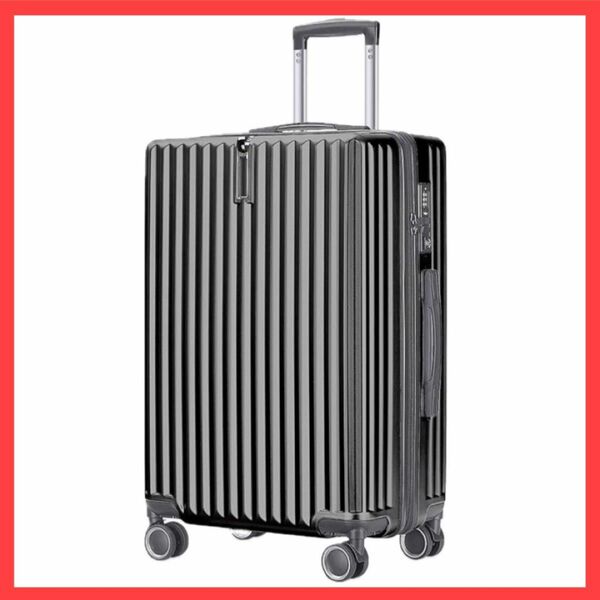 スーツケース　キャリーケース　TSAロック　Mサイズ　グレー キャリーバッグ