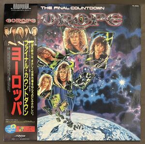美品！ヨーロッパ「ファイナル・カウントダウン」VIL-28019 Europe 国内盤 レコード The Final Countdown ハードロック　