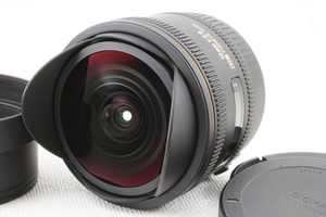 極上品◆SIGMA シグマ 10mm F2.8 EX DC FISHEYE HSM Canon キヤノン◆魚眼レンズ/A670