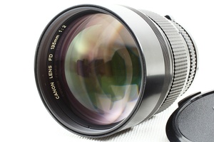 極上品◆Canonキヤノン New FD 135mm F2◆希少な中望遠単焦点レンズ/A869