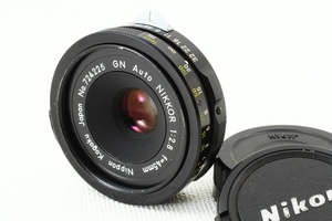 極上品◆Nikon ニコン GN Auto Nikkor 45mm F2.8◆パンケーキレンズ/A1237