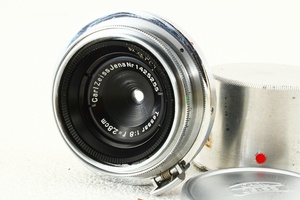 外観美品◆Carl Zeiss カールツァイス Tessar 2.8cm F8 Cマウント◆広角レンズ/A3319