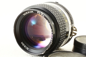 美品◆NIKON ニコン Ai-S NIKKOR 85mm F2◆中望遠レンズ/A4070