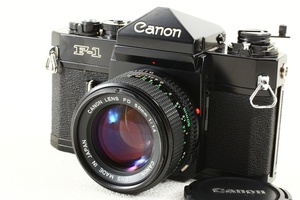 格安品◆Canon キヤノン F-1 前期 FD 50/1.4◆一眼レフフィルムカメラ/A4103