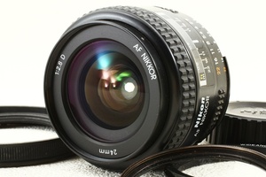 極上品◆Nikon ニコン AF NIKKOR 24mm F2.8D◆広角レンズ/A4053