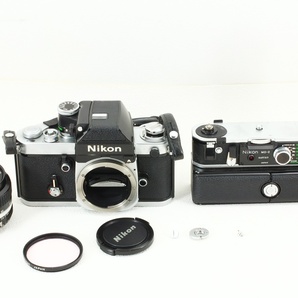 外観美品◆Nikon ニコン F2 フォトミック A Ai Nikkor 50/1.4 MB-1 MD-2◆一眼レフフィルムカメラ/A3948の画像3