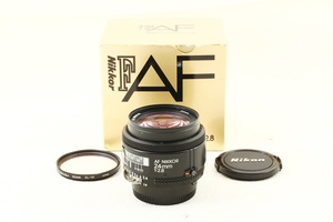 外観美品◆Nikon ニコン AF NIKKOR 24mm F2.8◆広角レンズ/A4127