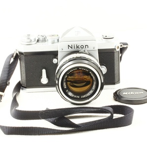 外観極上品◆Nikon ニコン F アイレベル NIKKOR-S Auto 50/1.4◆一眼レフフィルムカメラ/A4352の画像3
