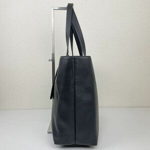 【未使用級】現行 UNITED ARROWS ユナイテッドアローズ グリーンレーベルリラクシング トートバッグ ビジネスバッグ 肩掛け A4 紺 レザーの画像4