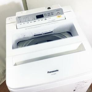 送料無料★極上超美品 中古★Panasonic 8kg しっかり洗う「パワフル滝洗いコース!!」槽洗浄搭載！洗濯機【NA-FA80H6-W】D9W4の画像3