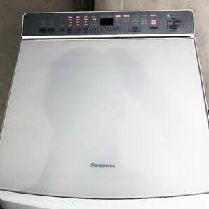 地域限定送料無料★2021年製★極上美品 中古★Panasonic 10㎏ 「液体洗剤・柔軟剤 自動投入」!!強力洗浄☆洗濯乾燥機【NA-FW108KS】D9L7の画像2