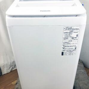 送料無料★2019年製★極上超美品 中古★Panasonic 7kg「泡洗浄!!」しっかりすすぐ「パワフル滝すすぎ」コース！洗濯機【NA-FA70H7-W】D886の画像6