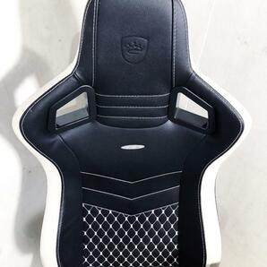 送料無料★超美品 中古★noblechairs/ノーブルチェ EPIC ハイクラスな座り心地。ゲーミングチェア【noblechairs トリコロール】D9RHの画像3