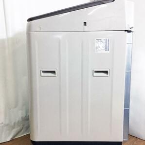 ★地域限定送料無料★極上超美品 中古★Panasonic 10kg 節水＆時短!泡洗浄W 見やすい操作パネル 洗濯機【NA-FA100H5-N】DAWYの画像8