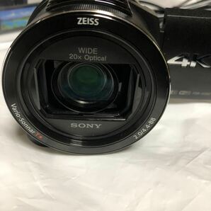 新品展示品保証ありソニーSONY ビデオカメラ Handycam ブラック 光学ズーム20倍 空間光学手ブレ補正 FDR-AX60メーカー保証ありの画像8