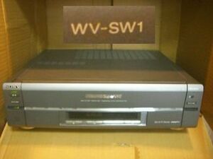 ◎ジャンク▼WV-SW1◎高画質Hi8/S-VHS最高級機◎通電OK◎◎高画質化回路搭載(３次元DNR,WV-ST1,WV-H6,EV-NS9000ランクのフラグシップモデル