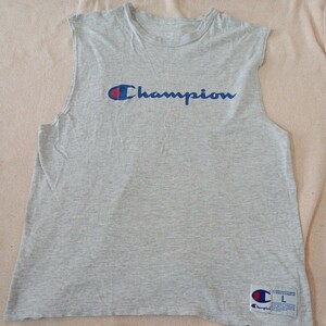 Champion チャンピオン ビンテージ 古着 ノースリーブTシャツ タンクトップ　L ノースリーブ