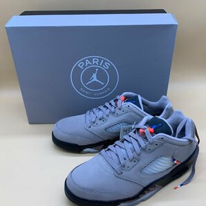 未使用展示品 NIKE ナイキ AIR JORDAN 5 RETRO LOW PSG DX6325 204 27.5cm パリ サンジェルマン エアジョーダン 備考有[75-0414-O3] ☆良品の画像1