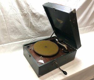 1 jpy ~ Victor Victor gramophone body * condition un- .* operation not yet verification * [ Junk * present condition goods ][55-0429-N1]