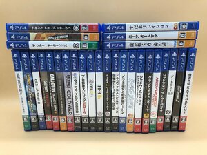 1円～ PS4 28本まとめ ザ クルー：モーターフェス/ペルソナ5 タクティカ/ソニックスーパースターズ/他 【ジャンク・現状品】 [24-0402-T9]