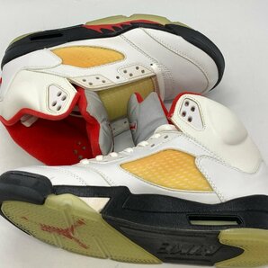 観賞用 NIKE/ナイキ AIR JORDAN V RETRO 136027 101 サイズ:27cm エアジョーダン レトロ スニーカー【現状品】 [75-0411-E20]の画像5