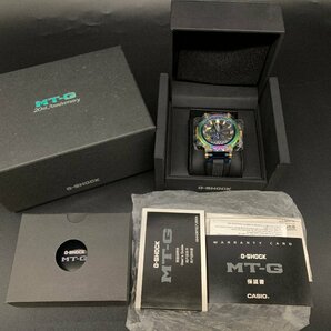 CASIO カシオ G-SHOCK 20周年記念モデル MTG-B1000RB-2AJR ルナレインボー 電波ソーラー 腕時計 ☆良品☆[771-0328-O5]の画像9