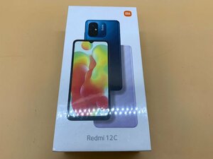 ☆未使用品☆Xiaomi シャオミ Redmi 12C ラベンダーパープル 128GB ROM 4GB RAM 2212ARNC4L スマホ SIMフリー [58-0417-O2]