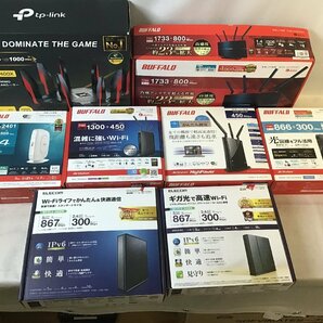 1円～ 無線LANルーター Wi-Fiルータ まとめ BUFFALO バッファロー ELECOM エレコム TP-Link【ジャンク・現状品】[55-0401-W1]の画像1