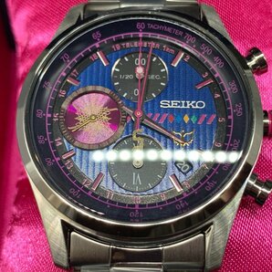 SEIKO セイコー 戦姫絶唱シンフォギアXV コラボ 腕時計 キャロル・マールス・ディーンハイム モデル 7T92-HCX0☆良品☆[77-0424-O3]の画像1