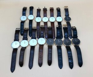 1円～ 腕時計 15点 DW ダニエルウェリントン Classic Sheffield まとめ セット【ジャンク・現状品】 [77-0408-N3]