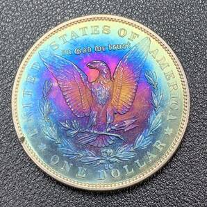 銀貨 古銭 アメリカ 1892年 自由の女神 リバティ エ・プルリブス・ウヌム 合衆爲一 イーグル 1ドル 大型 コイン 硬貨の画像2